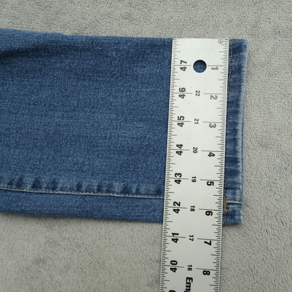 INC International Concepts Jeans Women's Size 12 Mid-Rise Straight 29" Inseam - Picture 5 of 16
